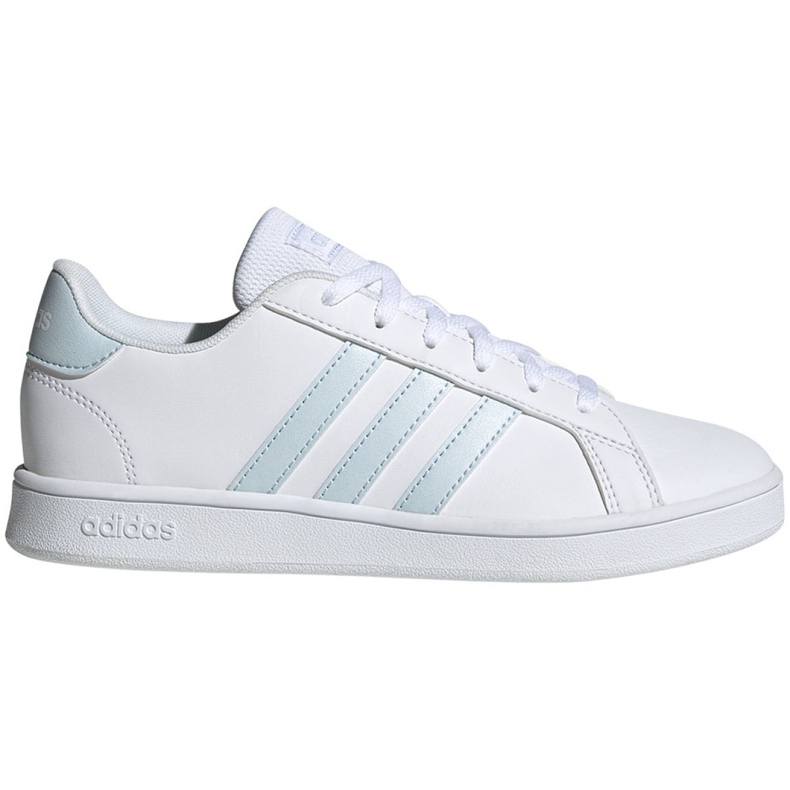 Shoes adidas Grand Court K Jr EG1994 white blue Shoes adidas Grand Court K Jr EG1994 white blue