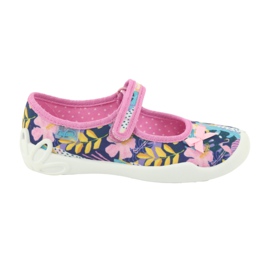 Befado children's shoes 114X395 navy blue blue pink multicolored
