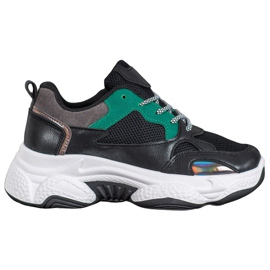 SHELOVET Black Sports Sneakers SHELOVET Black Sports Sneakers