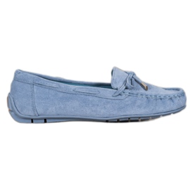 Seastar Classic Loafers With A Bow blue Seastar Classic Loafers With A Bow blue