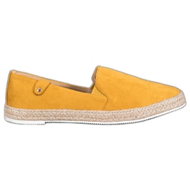 SHELOVET Classic Yellow Espadrilles SHELOVET Classic Yellow Espadrilles