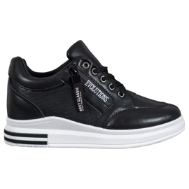 Weide Black Evolutions Sneakers