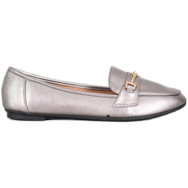 Clowse Stylish Eco Leather Footwear grey