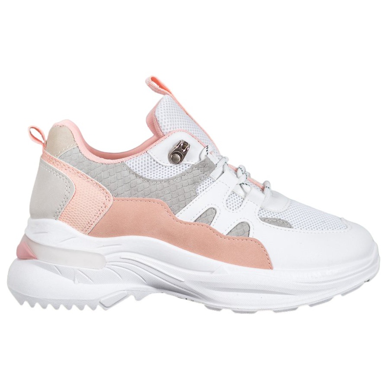 Weide Fashionable Love Sneakers white pink multicolored Weide Fashionable Love Sneakers white pink multicolored