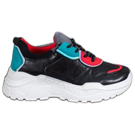 SHELOVET Fashionable Sneakers black