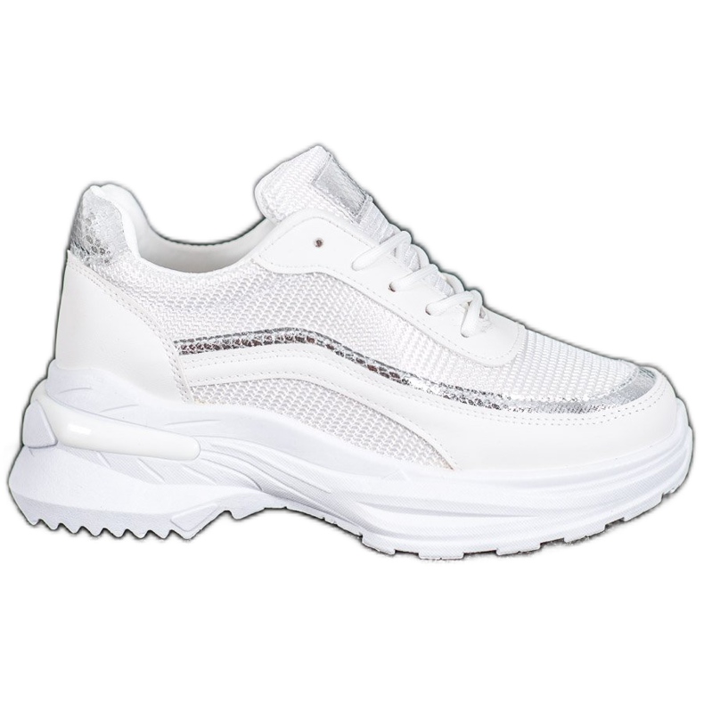 SHELOVET Fashionable Sports Shoes white yellow SHELOVET Fashionable Sports Shoes white yellow