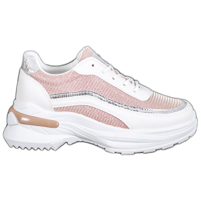 SHELOVET Fashionable Sports Shoes white brown