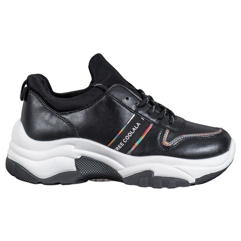 SHELOVET Black Sport Shoes