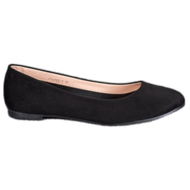 Best Shoes Suede ballerinas black