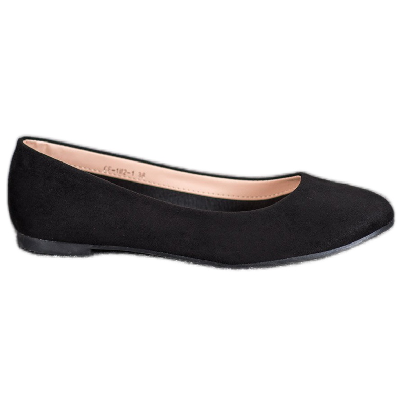 Best Shoes Suede ballerinas black Best Shoes Suede ballerinas black