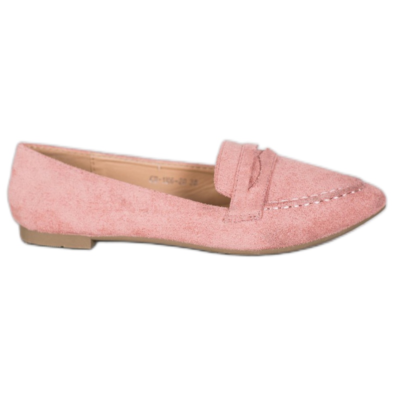 Best Shoes Suede Loafers In Spitz pink
