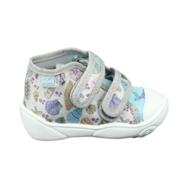 Befado orange children's shoes 212P065 blue grey multicolored
