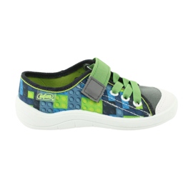 Befado children's shoes 251Y148 grey multicolored green