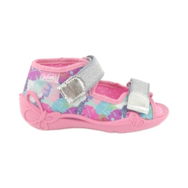 Befado children's shoes 242P096 pink grey multicolored