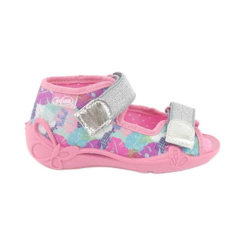 Befado children's shoes 242P096 pink grey multicolored