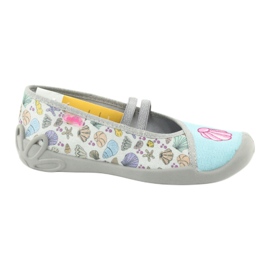 Befado children's shoes 116Y271 blue grey multicolored Befado children's shoes 116Y271 blue grey multicolored