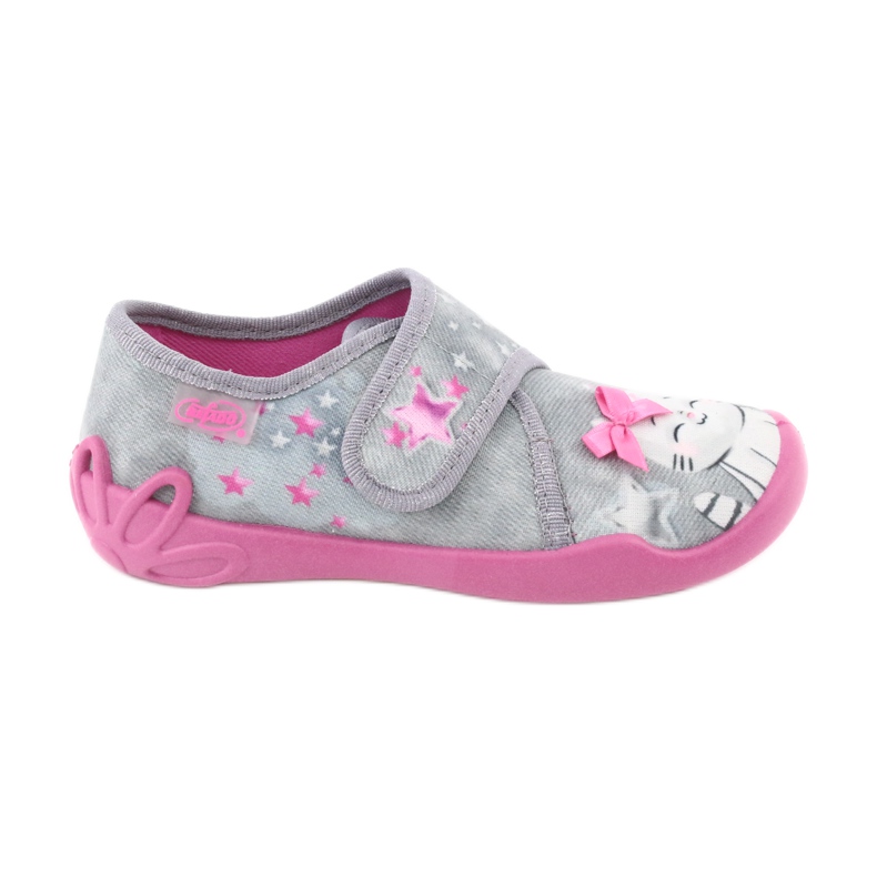 Befado children's shoes 122X002 pink grey Befado children's shoes 122X002 pink grey