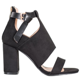 Fashionable VINCEZA sandals black