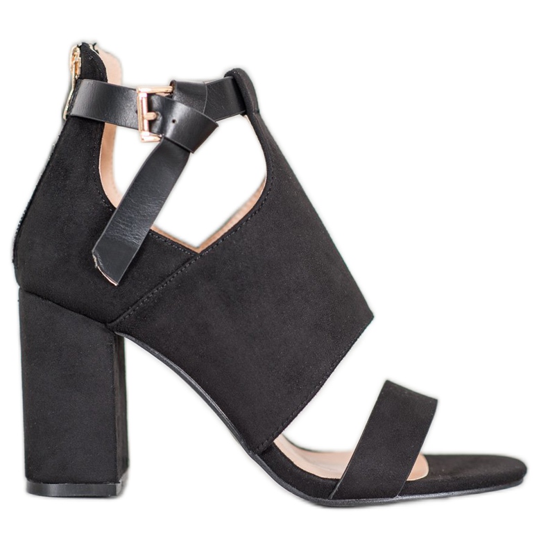 Fashionable VINCEZA sandals black