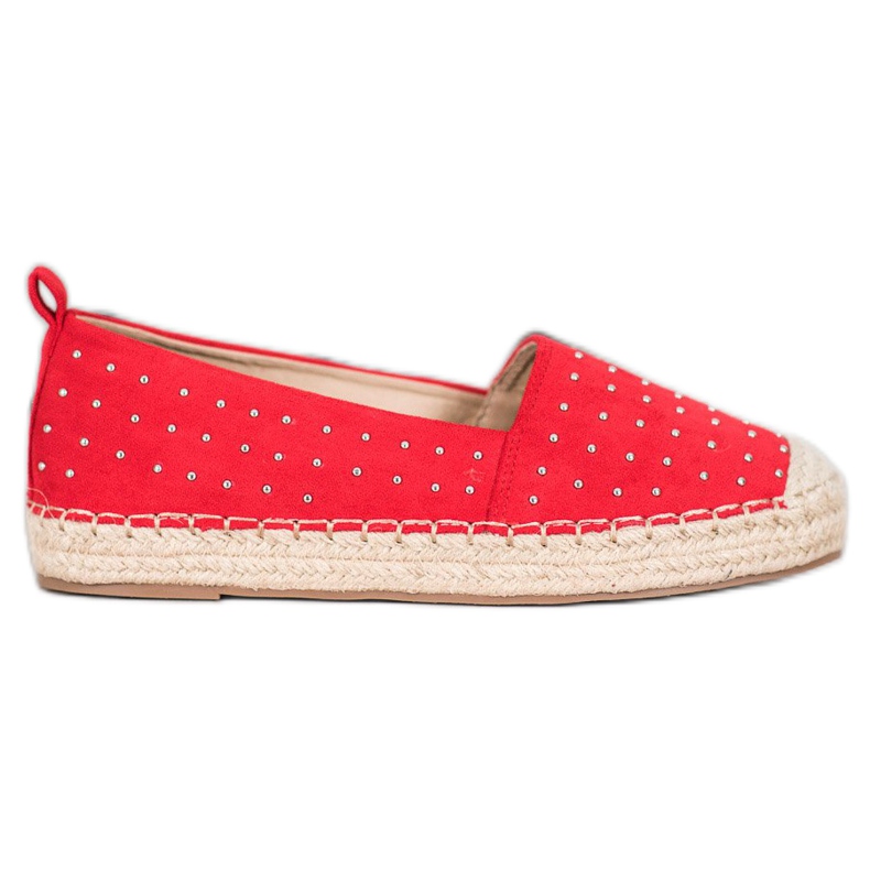 Goodin Red suede espadrilles