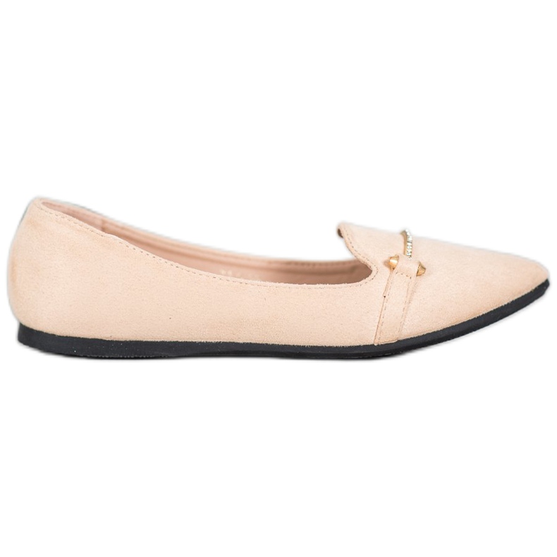 SHELOVET Ballerina In Spitz brown