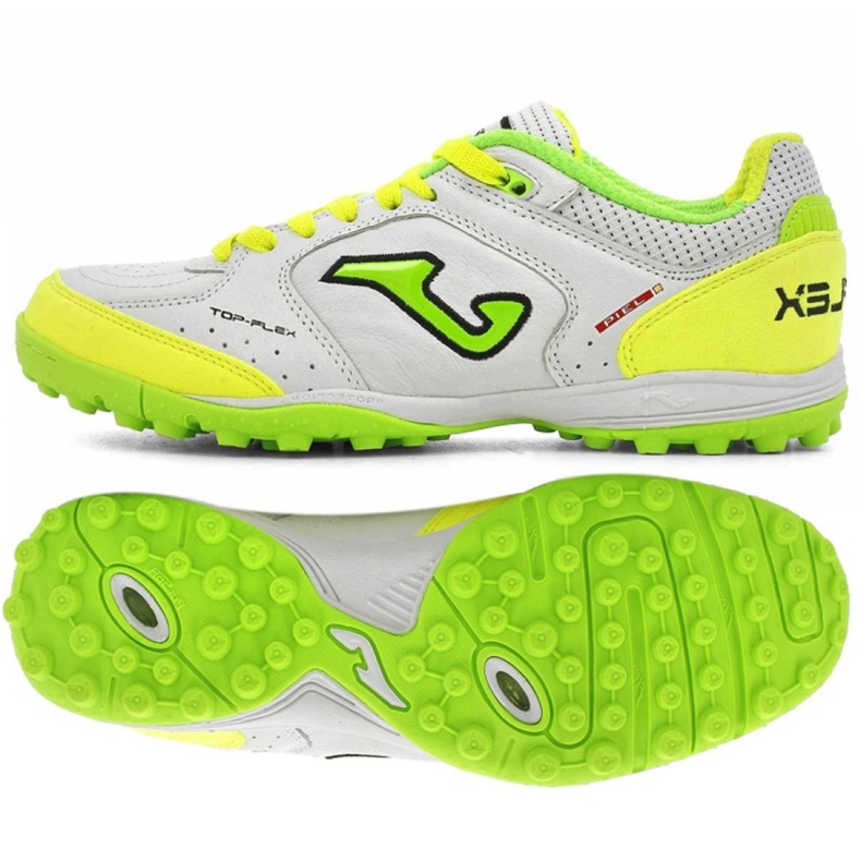 Joma Top Flex 920 Tf M TOPW.920.TF football boots yellow, white, green yellow