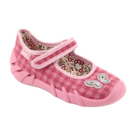 Befado children's shoes 109P187 pink grey