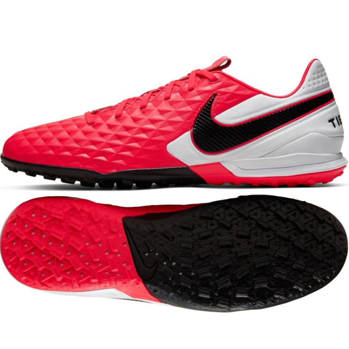Nike Tiempo Legend Pro Tf M AT6136-606 soccer shoes multicolored red