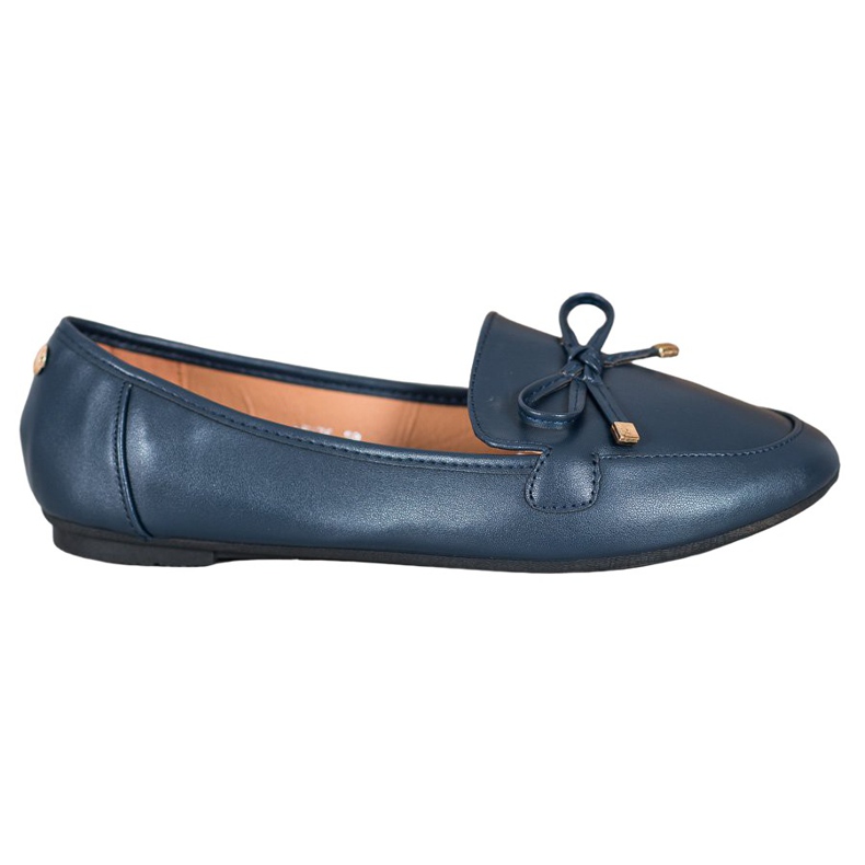 Clowse Elegant navy blue ballerinas