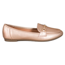 Clowse Stylish Eco Leather Footwear golden Clowse Stylish Eco Leather Footwear golden