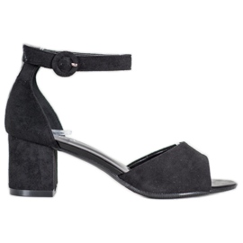 Casual Sandals On A High Heel VINCEZA black