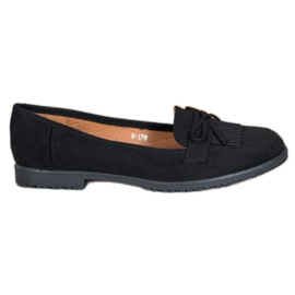 Miss Laura Loafers With A Bow black Miss Laura Loafers With A Bow black