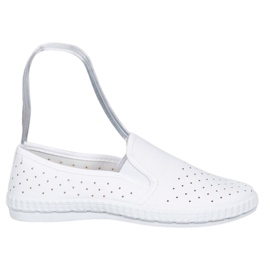McKey White Casual Slipons