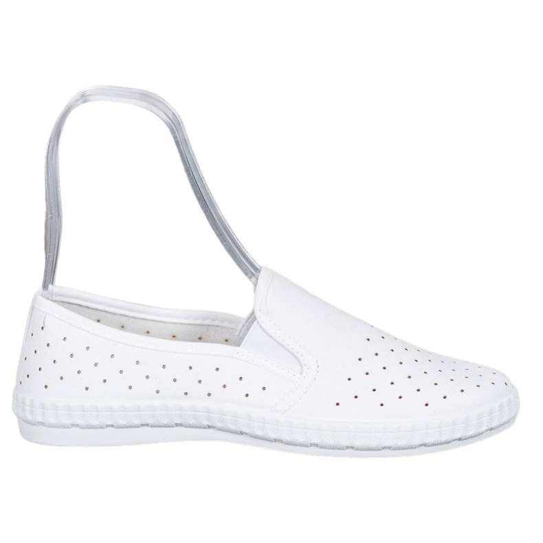 McKey White Casual Slipons