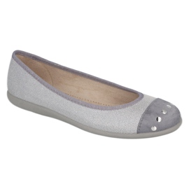 Befado youth ballerinas 309Q017 gray grey Befado youth ballerinas 309Q017 gray grey