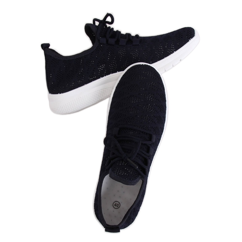 BB76 Navy navy blue sports shoes yellow