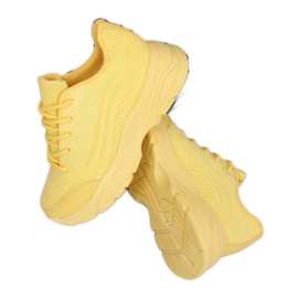 Yellow DML902 Yellow sports shoes