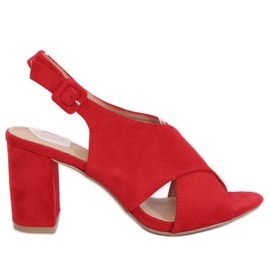 Red high-heeled sandals F1827 Red Red high-heeled sandals F1827 Red