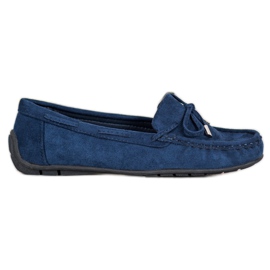 Seastar Classic Loafers With A Bow blue