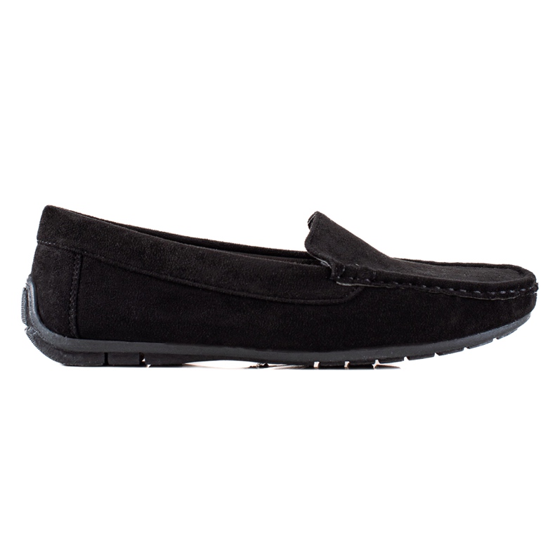 Evento Comfortable suede loafers black