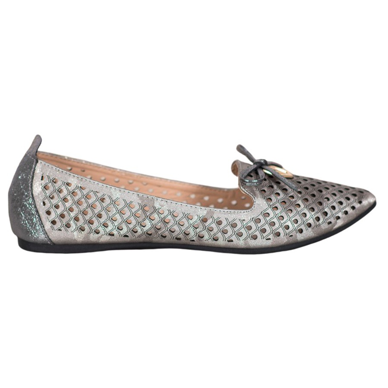 Openwork Ballerina In Spitz VINCEZA grey