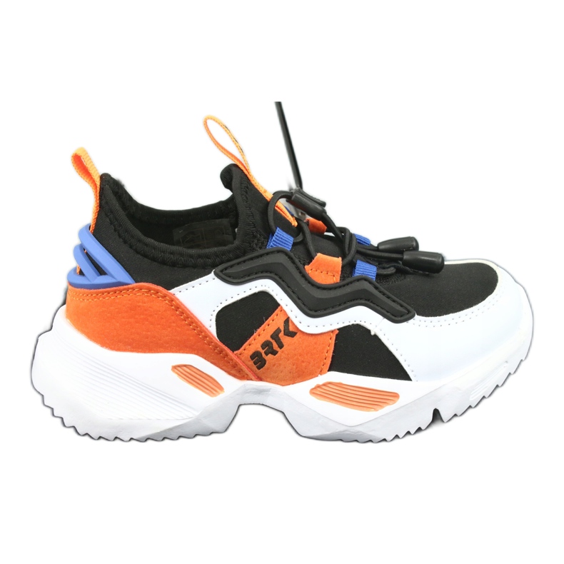 Bartek sports shoes 78219 white black blue orange