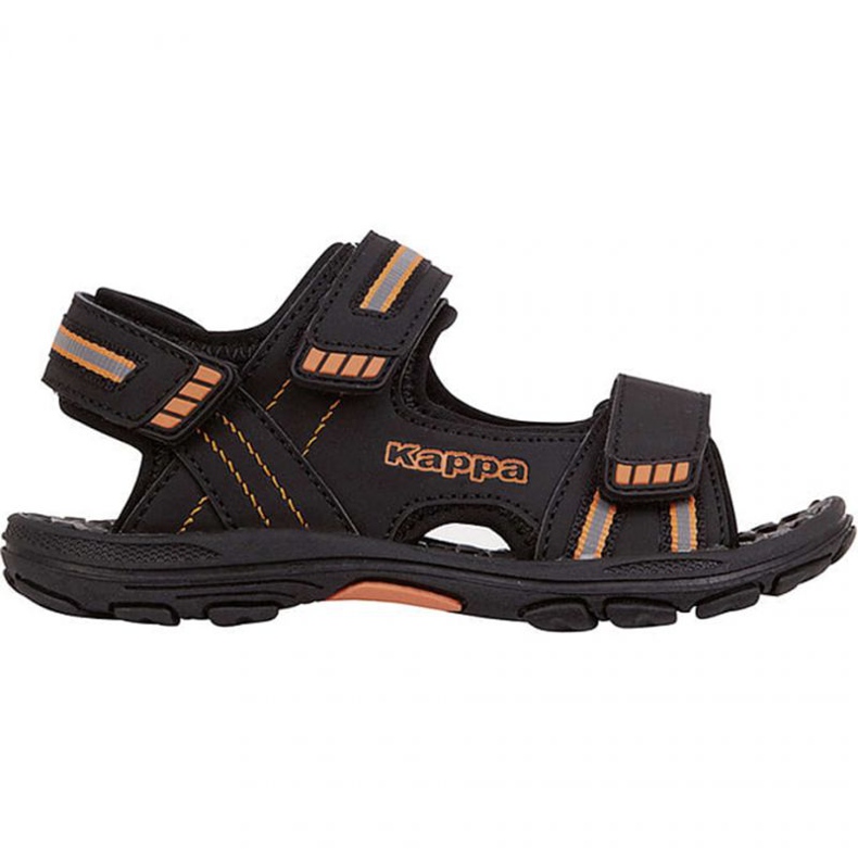 Kappa Symi T Footwear Jr 260685T 1144 black orange Kappa Symi T Footwear Jr 260685T 1144 black orange
