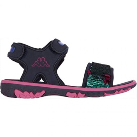 Kappa Seaqueen K Footwear Jr 260767K 6722 navy blue pink Kappa Seaqueen K Footwear Jr 260767K 6722 navy blue pink