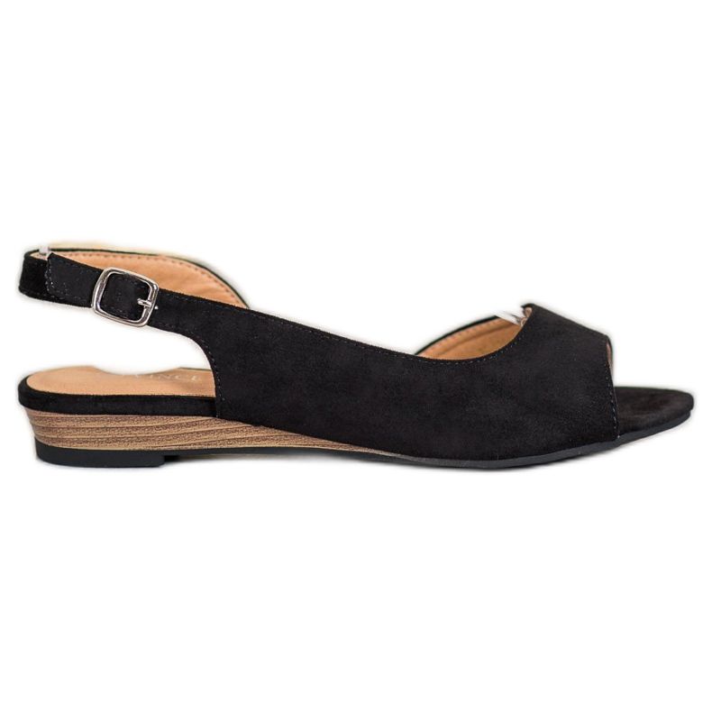 Comfortable VINCEZA suede shoes black Comfortable VINCEZA suede shoes black