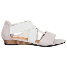 VINCEZA Slip On Sandals grey