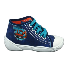 Befado children's shoes 218P054 navy blue blue Befado children's shoes 218P054 navy blue blue