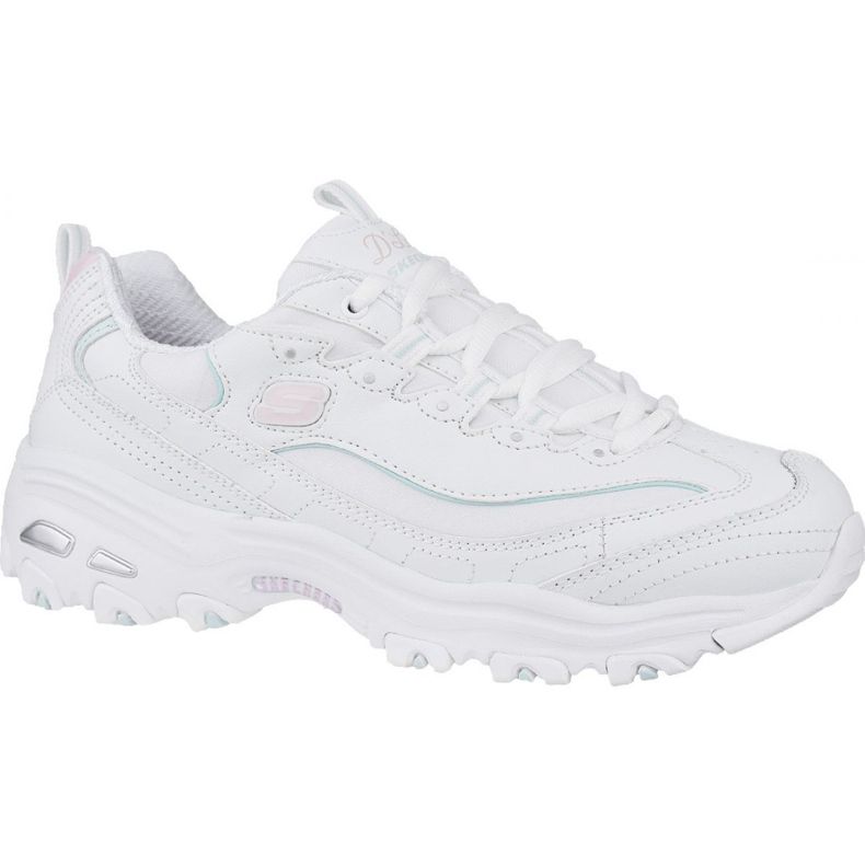 Skechers D'Lites Sparkling Rain W 149060-WLPK white