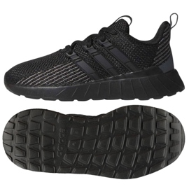 Adidas Qusetar Flow Jr G26774 shoes black Adidas Qusetar Flow Jr G26774 shoes black
