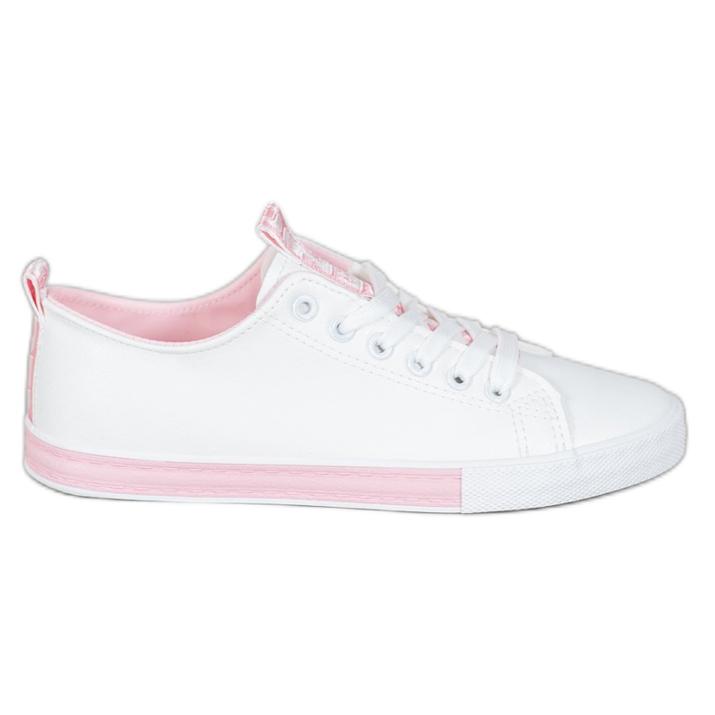 SHELOVET Sneakers With Eco Leather Nice white SHELOVET Sneakers With Eco Leather Nice white